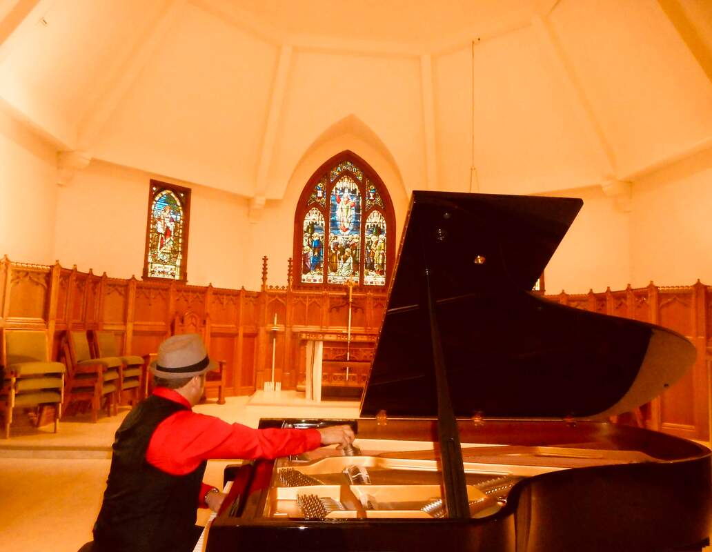 Tuning for the Instrumental Society of Calgary at St Stephens Anglican church
