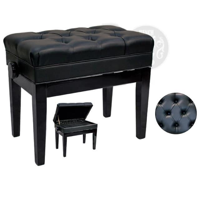 padded adjustable piano bench for sale